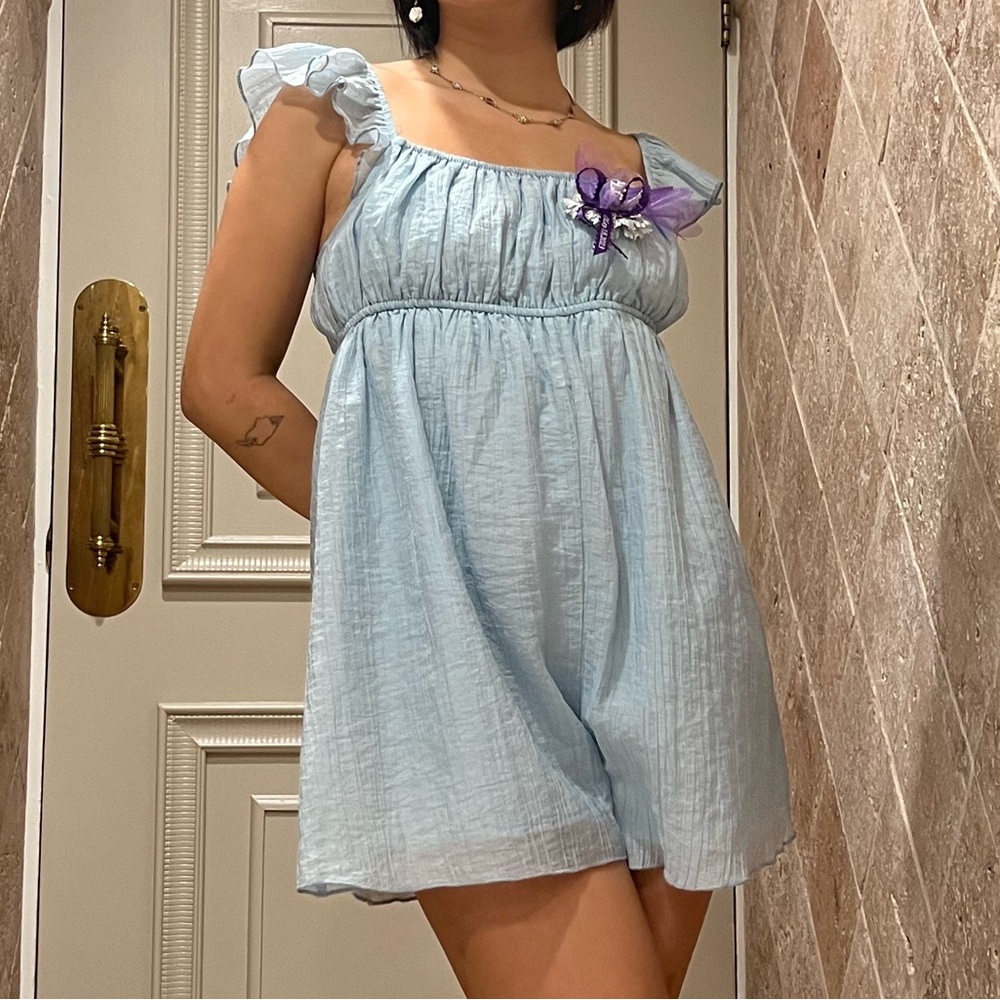 UO Blue Romper
